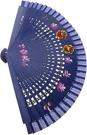 FOMIYES Chinese Style Dance Hand Fan Foldable Portable Handheld Fan for Weddings Parties Durable Lacquered Finish Comfortable Grip Lightweight Design