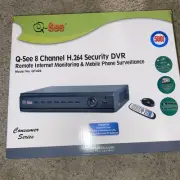 Q-See 8 Channel H.264 Security DVR Remote Internet Monitoring Surveillance QT428