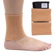 CRS Cross Ankle Gel Sleeves - Padded Skate Socks. Ankle, Foot and Lower Leg C...