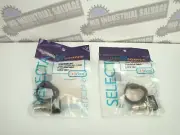 (2 Pcs.) SELECTA Push Button Switch SS233W-BG SPST, ON(OFF) N.C., 3 AMP, (NEW)