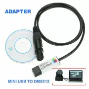 USB Interface Controller Adapter LED DMX512 Stage Lighting Dimmer LOVE