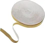 HORIALENCE 1 Roll Elastic Metallic Glitter Ribbon Stylish Shiny Stretch Band for Sewing Crafting and DIY Projects Soft Comfortable with Fit Wide Woven Knit Strap