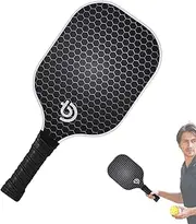 Pickle Ball Set with Bag, Carbon Fiber Pickle Ball Racket,Lightweight Carbon Fiber Paddle with Pickle Balls | Honeycomb Core Pickle Ball Set, sum