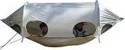 Camping Hammock Double Person,Tree Straps Included Anti-Gnat Swing Sunshade | Portable Anti-gnat Camping Swinging Bed