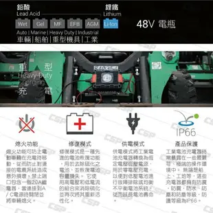 NOCO Genius GX4820工業級充電器 /AGM 鋰鐵電池 充電維護修護 保養電池 快速充電 工業用