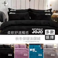 在飛比找Yahoo!奇摩拍賣優惠-§同床共枕§ JoJo法蘭絨 雙人5x6.2尺 薄床包兩用被