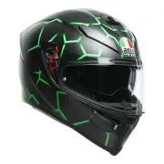 NEW AGV K5 S VULCANUM GREEN ROAD MOTORCYCLE HELMET