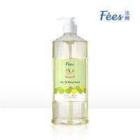 在飛比找PChome24h購物優惠-Fees 嬰兒柔護洗髮沐浴精-香蘋 600ml