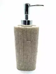 Stone Soap Dispenser, Shower Lotion, Gel, Conditioner, Liquid Shampoo Pump