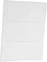Tofficu 1 Currency Holder Pages for Banknote Display and Protection Compact Design for Collecting World Banknotes