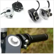 2Pcs CNC 3 in 1 Momentary Switch Handlebar Buttons Switch Motorcycle Cafe Race