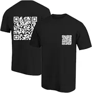 [Generic] Funny QR Code T Shirt for Men Women, Fu QR Code Top, QR Code Pullover Funny Shirt Unisex, Personalized Funny Gifts