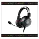 現貨!弘達影音多媒體 Audio-technica 鐵三角 ATH-GDL3 開放式耳罩式耳機 遊戲專用耳機麥克風組黑色