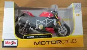 Ducati mod Streetfighter S 1:12 Die Cast Bike NEW Boxed Motorcycle Biker Gift