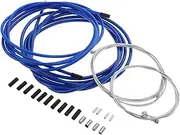 Anneome 2 Sets Bicycle Brake Cable Bike Brake Cable Kit Universal Mountain Bike Shift Cable Kit Cable Brakes e Bike Mountain Bike Core Tube Shifter Cable Stainless Steel