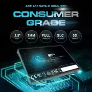 Silicon Power Ace A55 1TB SATA SSD, Up to 500MB/s, 3D NAND with SLC Cache NEW