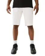 True Religion Ricky Straight Fit Denim Shorts in Optic White