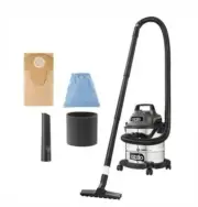 Ozito 1250W 12L Stainless Wet And Dry Vacuum Indoor Outdoor with Blower