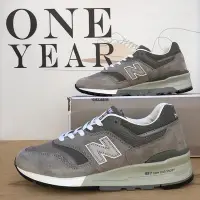 在飛比找Yahoo!奇摩拍賣優惠-ONE YEAR_ New Balance 997 NB 灰