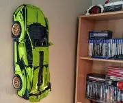 Ultimate Display wall mount for Lego Technic Car Porsche Bugatti Lamborghini GT3