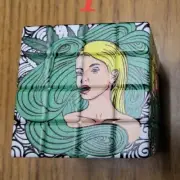 4 part- 55mm Rubik's Cube Magnetic Tobacco Crusher, Herb Grinder.