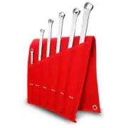 Daytona DSS6M 6pce Metric Extra Long Flat Double Ring Spanner Set