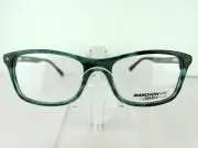 MARCHON NYC M-8500 (320) Teal Horn 53-18-140 SPRING HINGES Eyeglass Frames