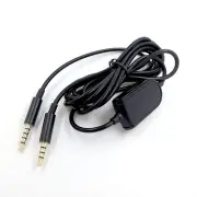 Gaming Headset Earphone Cable for Logitech Astro A10 A40 A50 A30 Smartphone Audio Cable Cord Inline Mute Volume Control Cables