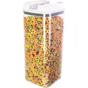 Avanti 3.1L Flip Top Plastic Storage Container w/ Lid - White
