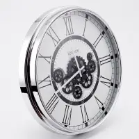 在飛比找蝦皮商城精選優惠-美式鐵藝齒輪鐘錶 歐式藝術復古客廳裝飾掛鐘 創意指針時鐘
