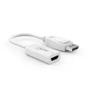 [DTH4K-WH] Displayport DP Male to HDMI Female 4K@30Hz Cable Adapter White