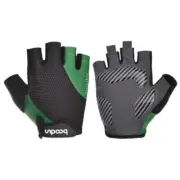 BOODUN 1408 4D Silicone Shock Absorbing Half Finger Breathable Bicycle Outdoor R