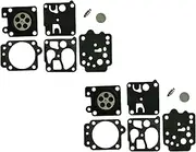 Carburetor Repair/Rebuild Kit Replaces Walbro K10-WYD For WYD Series Carburetors (Pack of 2)