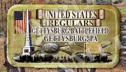 United States Regulars Gettysburg American Civil War theme LARGE Iron on patch