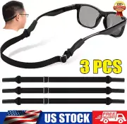 3x Eyewear String with Elastic Tailless Neck Lanyard for Children and Adults USA