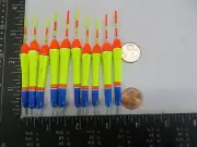 10 NEW WOOD SLIP FLOATS / BOBBERS PANFISH ICE FISHING NO FREEZE UP ON LINE B238