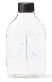 Muji Water bottle Flat shape to carry 330ml empty makd in Japan