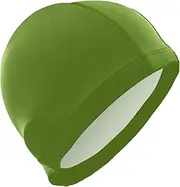 Olive Drab Solid Color Pure Plain Green swim large for bald Short Hair waterproof swimming for adults Hair Protection and Drag Reduction gorros para natacion