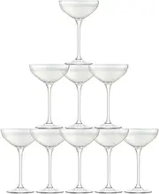 [LSA International] Mother of Pearl Tower Champagne Set (10 Pack), 7.9 fl. oz., Pearl