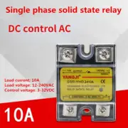 Single-phase DC controlled AC DC-AC SSR solid state relay YHD2410A 240VAC 10A