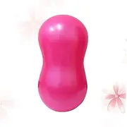 Parliky Peanut Shaped Burst Yoga Ball Thicken Stability Training Device for Gym Workouts Balance Coordination Exercise Tool Pink