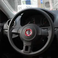 在飛比找松果購物優惠-vw 方向盤logo 裝飾貼 golf 6 7 polo p