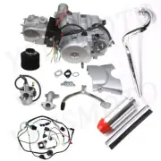 125cc 3 Speeds Engine Motor Exhaust Pipe Wiring Kits for Go Kart Quad ATV TRX90X