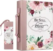 Large Classic Bible Cover Vegan Leather Carrying Book Case Church Bag for Women