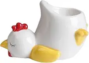 Egg Stand,Chicken/Duck Poached Egg Cup Holder Adorable Ceramic | Dishwasher Safe Display Stand, Animal Decoration Platter for -Home, Party Favors, Kitchen