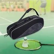 Badminton Racket Bag Tennis Bag Waterproof Large Capacity Gym Bag Tennis Tote