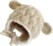 [FOMIYES] Infant Boy Hat Warm Beanies Bear Ears Toddler Girls Boys Knitted Bonnets Beige
