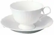 NARUMI Cup Saucer Silky White 200cc Tea Coffee cup