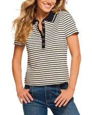 Ramy Brook Simone Polo Top