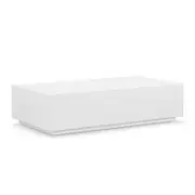 Plade 130cm White Rectangular Outdoor Concrete Coffee Table